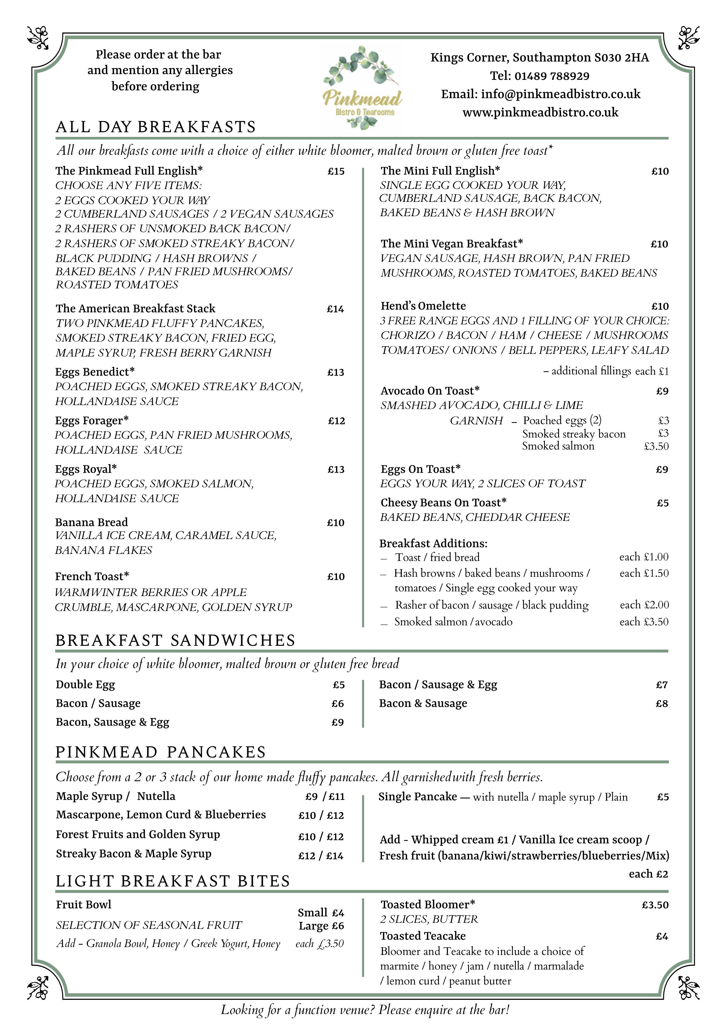 Pinkmead Bistro & Tearooms, Pinkmead Bistro southampton, best restaurant in botley, best coffee shop in southampton, cafe in southampton, Pinkmead Bistro coffee shop southampton, website of Pinkmead Bistro southampton, Pinkmead Bistro & Tearooms menu, Pinkmead Bistro menu southampton, Pinkmead Bistro Kings Corner